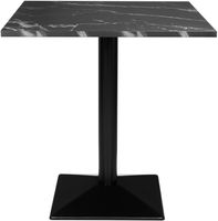 Bolero Complete Tafel Vierkant Zwarte Steen Effect 700 Mm - HW851