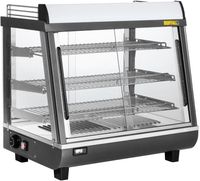 Buffalo Voor- en Achterdeur Verwarmde Vitrine 96Ltr - HW927