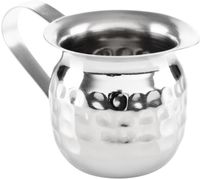 Olympia Mini Gehamerd Roestvaststalen Melkkannetje 78ml (pakket van 6) - HY117