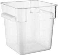 Vogue Hygiplas Polycarbonaat Vierkante Opslagcontainer 7Ltr - HY403
