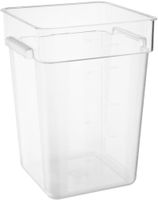 Vogue Hygiplas Polycarbonaat Vierkante Opbergbak 20Ltr - HY406