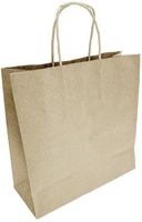 Fiesta Compostable HY760 Fiesta Recycleerbare Twist Handle Bruin Papieren Tassen Klein (250 stuks)