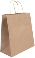 Fiesta Compostable HY762 Fiesta Recyclebare Twist Handle Bruine Papieren Tassen Medium (250 stuks)