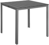Bolero Valletta Grijs Latten Tuin Tafel 780mm - HZ021