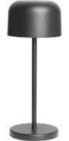 Olympia Siena Tafellamp Ronde Koepel Zwart 200mm - HZ200