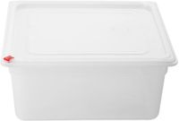 Hygiplas Click PP GN Container 2/3 met Deksel & 7 Kleur Clips 150mm 12Ltr (Set van 4) - HZ351