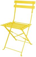 Bolero Perth Zachtgele Trottoirstijl Stalen Inklapbare Stoelen (2stuks) - HZ365