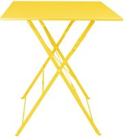 Bolero Perth Zachtgele Trottoirstijl Vierkante Tafel 600 Mm - HZ368