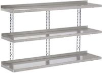 Gastro M HZ761 Gastro-M Compleet wandrek met 3 niveaus 160x40cm - volledige montageset (excl. schroeven)