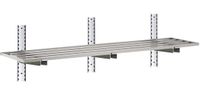Gastro M HZ774 Gastro-M Complete wandplank 1 niveau 140x40cm - volledige montageset (excl. schroeven)