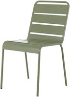 HZ818 Bolero Amalfi Gelat Staal Stoel Olijfgroen (4 stuks)