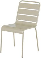 HZ819 Bolero Amalfi Gelat Staal Stoel Taupe (4 stuks)