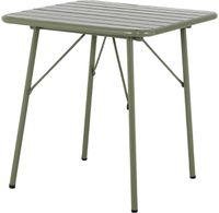 HZ820 Bolero Amalfi Vierkante Gelat Staal Inklapbare Tafel Olijfgroen 700mm