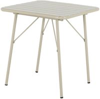 HZ821 Bolero Amalfi Vierkante Gelat Staal Inklapbare Tafel Taupe 700mm