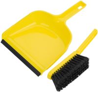 Jantex Stoffer en Blik Set - Geel - HZ842