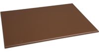 Hygiplas standaard snijplank met hoge dichtheid bruin | J004