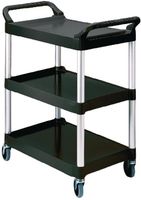 Rubbermaid compacte trolley zwart - J818