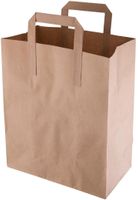 Fiesta Recyclable JA528 Fiesta Recycleerbare Platte Handvatten Bruine Papieren Tassen Medium (250 stuks)