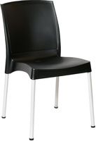 Bolero JA918 Elements Polypropyleen Stoelen Zwart (4 stuks)