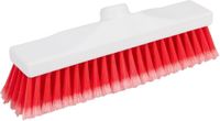 Jantex JB585 hygiënische bezemkop zachte borstelharen rood 300mm