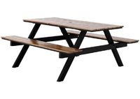 JE893 Bolero Acacia rechthoekige picknicktafel bankenset