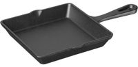 JF044 Olympia gietijzeren vierkante pan 155x225mm