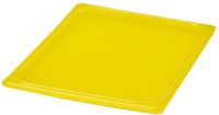 Cambro JN527 Safetrak IML polypropyleen afsluitdeksel geel GN 1/2