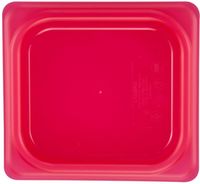Cambro JN548 Safetrak IML polypropyleen afsluitdeksel rood 1/6 GN