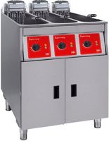 FriFri JZ940 Sup Easy 633 met drie kuipen en filter [3x7,5 tot 9L/3x11kW]
