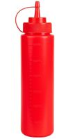 Portioneer Knijpfles | Rood | 68cl | Vogue | K157
