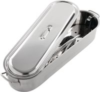 RVS vispan met inzet | 50cm | Kitchencraft | K356