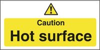 Vogue 'Caution - Hot surface' waarschuwingsbord