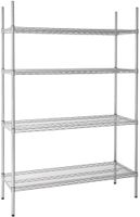 Voorraadrek | 4 Schappen | 122X45,7cm | Vogue | L928