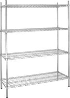 Voorraadrek | 4 Schappen | 152,5X46cm | Vogue | L929