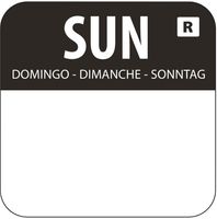 Voedseletiketten Zondag | Kleurcode Zwart | Vogue | L930