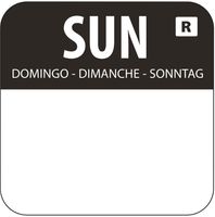 Voedseletiketten Zondag | Kleurcode Zwart | Vogue | L930