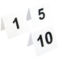 Olympia plastic tafelnummers 1-10 | L981