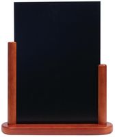 Securit tafelbordje groot mahonie | P487