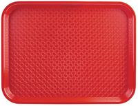 Dienblad Polypropeen, 305 x 415mm, Rood, Olympia Kristallon, P504