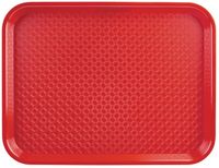 Dienblad Polypropeen, 35 x 45cm, Rood, Olympia Kristallon P510