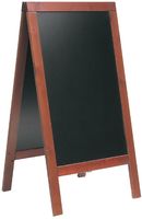 Securit sandwich stoepbord mahonie | P514