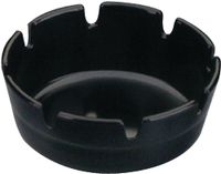 Kristallon melamine asbak zwart 10cm | P842