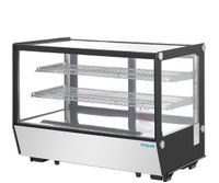 Polar G-Series Aanrecht Model Display Koelkast Zwarte Vierkante Glas 160Ltr - PG004