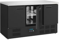 Polar PG023 G-Series 3-deurs koelwerkbank zwart 400L
