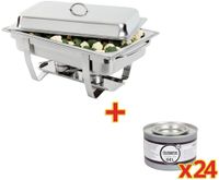 Olympia Milan Chafing Dish | Incl 24 Olympia brandpasta gel | S600