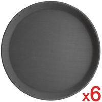 Bulk Koop 6 Olympia Kristallon Polypropyleen Ronde Antislipdienbladen - S658