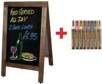 SPECIALE AANBIEDING Olympia stoepbord groot met gratis set Securit markers | SA229