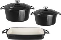 Vogue 3-Delige Set Braadpannen En Ovenschaal - Vogue SA620