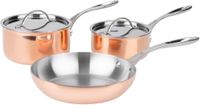 Vogue Cook Like A Pro 3-Delige Driewandige Koperen Pannenset - SA655