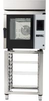 Buffalo Vrijstaande Slimme Touchscreen Compacte Combi Oven 6 X GN 1/1 met Installatiekit en Afzuigkap - SA773